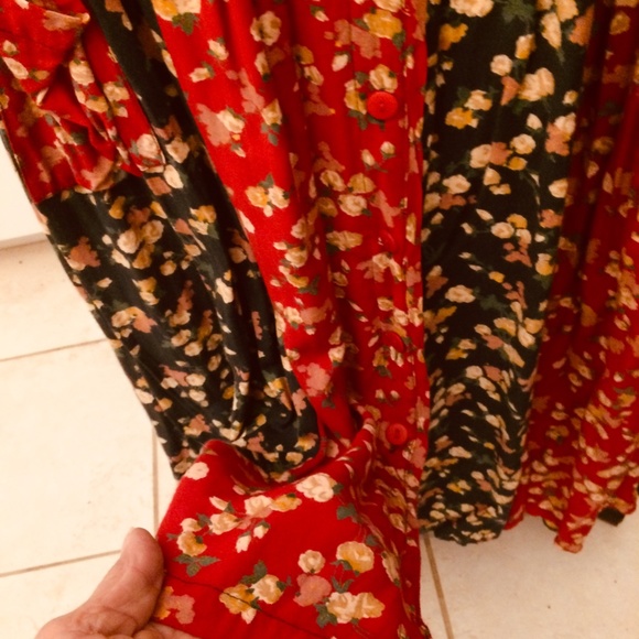 Vintage Girls, oh so pretty, size 10 floral dress - Picture 6 of 9